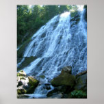 Diamant-Nebenfluss-Fälle Plakatdruck