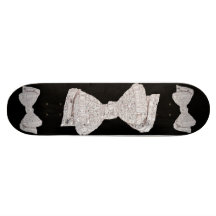 Diamanten und weißes GoldBowtie SMOKING Skateboard Skateboardbrett
