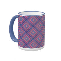 Diamond Quilt Pattern 2 Coffee Mug