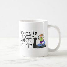 Diät ist "sterben" mit einer T Teetasse