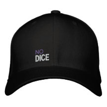 DICE EMBROIDERED BASEBALL CAP