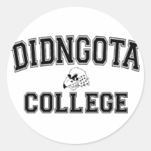 Didngota Uni Aufkleber