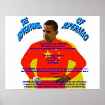 Die Abenteuer von SUPERMAO - Barack Obama Posterdrucke