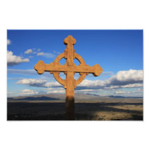 Die Ansicht des Gottes Foto Druck