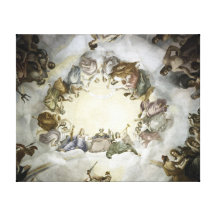 Die Apotheose von Washington - Mitte Leinwand Druck