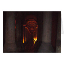 Die Basilika-Zisterne von Istanbul-Foto Grußkarten