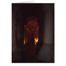 Die Basilika-Zisterne von Istanbul-Foto Karten