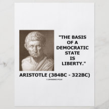 Die Basis von einem demokratischen Staat ist Freih Individuelle Flyer