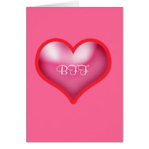 Die BESTE FREUNDIN des glücklichen Valentines Grußkarte
