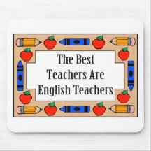 Die besten Lehrer sind Englischlehrer Mauspads
