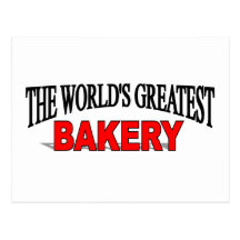 Die bestste Bäckerei der Welt Postkarte