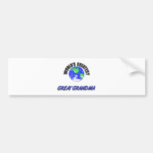 Die bestste große Großmutter der Welt Autosticker