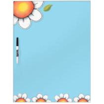 Die blaue Gänseblümchen-Freude trocknen Löschen-Br memoboards