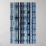 Die Blues - abstraktes Plakat