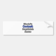 Die coolste psychiatrische Krankenschwester der We Auto Sticker