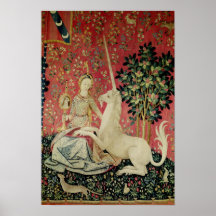 Die Dame und das Einhorn: 'Sight Plakatdrucke
