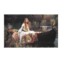 Die Dame von Shalott durch John William Waterhouse Gespannte Galerie Drucke