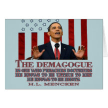 Die Demogogue- Obama sure Sitze! Karte