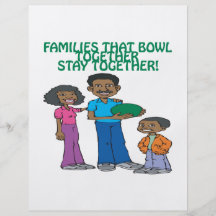 Die diese Familien rollt zusammen Vollfarbige Flyer