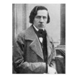 Die einzige bekannte Fotografie von Frederic Chopi Postkarte