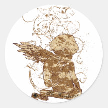 Die Enthüllung Runder Sticker