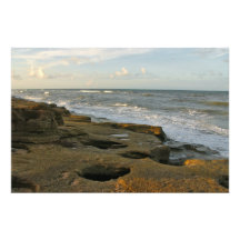 Die Felsen III. Flagler County, Florida Foto Druck
