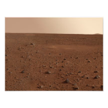 Die felsige Oberfläche von Mars Photo Drucke