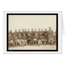 Die fighting-7. Kavallerie befehligt Sd 1891 Grußkarte