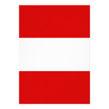 Die Flagge von Österreich Einladung