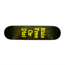 Die freie Fahrt oder sterben - Skateboard mit 7 3/ Skateboard Brett