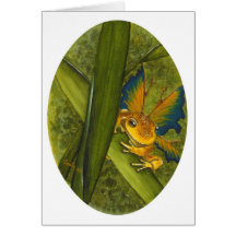 Die Frosch-Feen-Karte