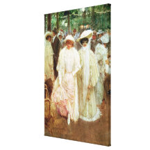 Die Gärten von Paris Galerie Falt Leinwand