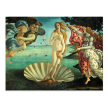 Die Geburt von Venus durch Sandro Botticelli Postkarte