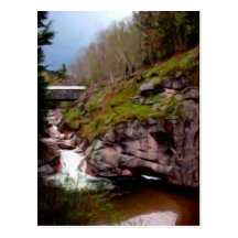 Die Gerinnee, Franconias Kerbe, NH Postkarte