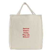 Die gestickte Tasche der amerikanischen Frauen Hoc