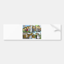 Die große Gildersleeve Form! Auto Sticker