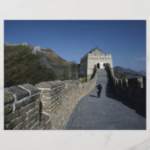 Die große Wand, Peking, China Flyerdruck