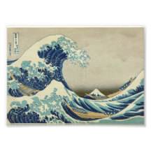 Die große Welle weg von Kanagawa Kunstfoto