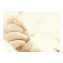 Die Hand des Babys Visitenkarte