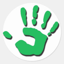 Die Hand des Kindes Sticker