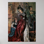 "Die hässlichen Schwester-" Vintage Illustration Poster