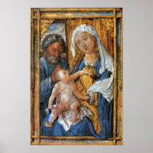 Die heilige Familie durch Albrecht Durer Plakat