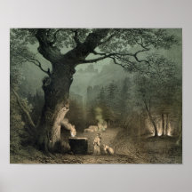 Die heilige Waldung der Druiden Plakatdrucke