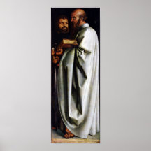 Die Heiligen Paul und Kennzeichen durch Albrecht D Plakatdruck