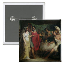 Die Hochzeit von Alexander der Große und von Roxan Anstecknadel