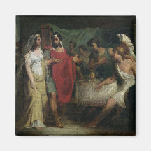 Die Hochzeit von Alexander der Große und von Roxan Magnete