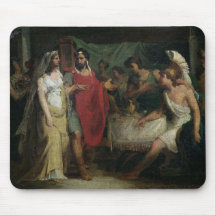 Die Hochzeit von Alexander der Große und von Roxan Mauspads