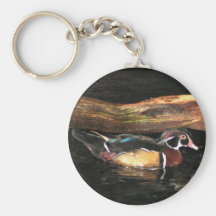 Die hölzerne Ente Keychain der Männer Schlüsselanhänger