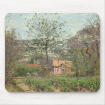 Die Hütte oder das rosa Haus Mousepads