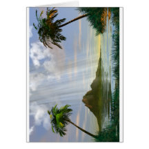 Die Insel Grußkarte